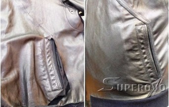 Ремонт разрывов (декоративная латка) в куртке в Барановичах недорого 